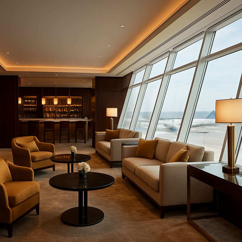 Käyttöoikeus yli 1 300 lentoaseman lounge-tilaan häiriöiden aikana